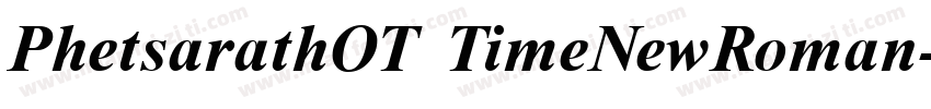 PhetsarathOT TimeNewRoman字体转换